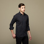 Garden Overdyed Flannel Work Shirt // Moonless Night (L)