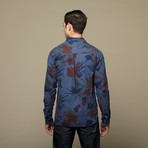 Lightning Bolt // Paradise Overdyed Flannel Work Shirt // Insignia Blue (XS)