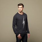 Big Bolt New Triblend Crewneck // Charcoal (M)