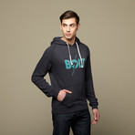 Logo Triblend Fleece Hoodie // Moonless Night (2XL)