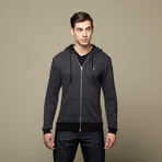 Big Bolt Zip Hoodie // Moonless Night (XS)