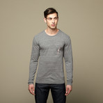 OG Bolt Pocket Tee // Light Grey Melange (L)