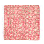 Aloha Floral Pocket Square // Coral