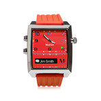 G2G Smart Watch  // Red Dial