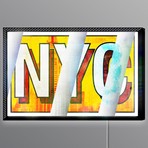 N-Y-C // LED Lightbox (30"W x 20"H)