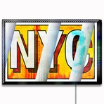 N-Y-C // LED Lightbox (30"W x 20"H)