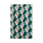 Zolo // Sand + Seafoam Dimensions (3'3" L x 5'3"W)