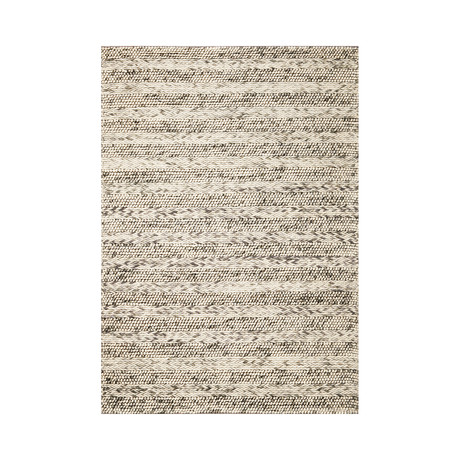 Cortico Heather Hand - Woven Area Rug  //  Grey (3'3" x 5'3")
