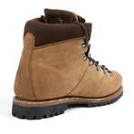 Lace-Up Lug Sole Boot // Rock (Euro: 43)