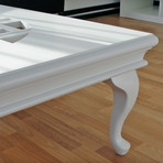 Classic White Lacquer // Square Coffee Table