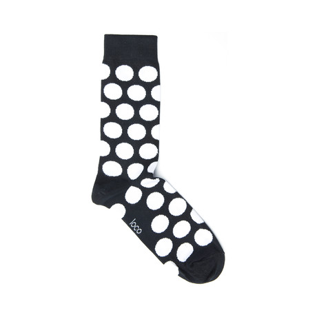 Big Spot Socks // Black