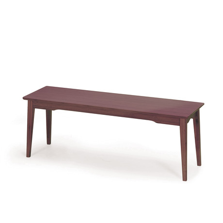 Currant Short Bench // Dark Walnut