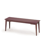 Currant Short Bench // Dark Walnut