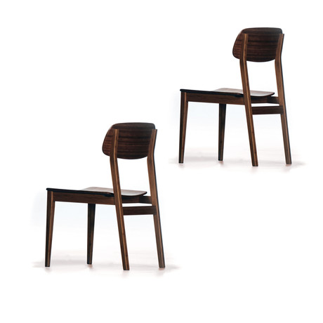 Currant Chair // Dark Walnut // Set of 2