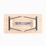 Brooks Coffee Table // Ash (Snow White Legs)