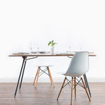 Brooks Table // Walnut (Snow White Legs)