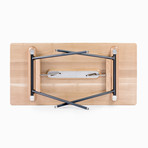 Brooks Table // White Oak (Snow White Legs)