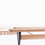 Brooks Table // White Oak (Snow White Legs)