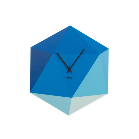 Timeshape Clock // Blue