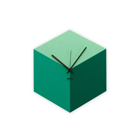 Timeshape Clock // Green
