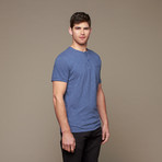 Artistry in Motion // Vintage Henley // China Blue (L)