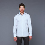 Bukino Pindot Button Down // Navy + White (M)