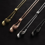 Earbud Necklace (18 Carat Yellow Gold)