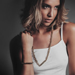 1/4" Audio Necklace (Black Ruthenium)