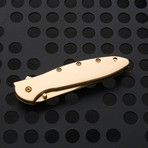 Kershaw Leek 1660 // Golden Eagle Edition // Plain Edge