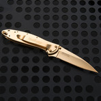 Kershaw Leek 1660 // Golden Eagle Edition // Plain Edge