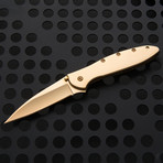 Kershaw Leek 1660 // Golden Eagle Edition // Plain Edge