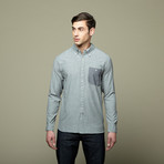 Downtown Long Sleeve Button Down // Grey (S)