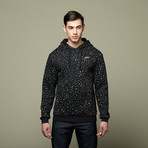Speckle Knit Pullover // Black (L)