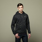 Speckle Knit Pullover // Black (XL)