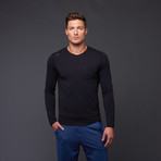 Rail-Splitter Henley // Black (L)