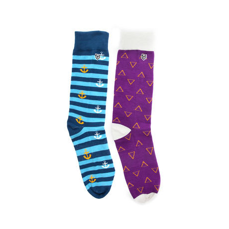 The Atlantic + Tessellate Socks Pack // Set of 2