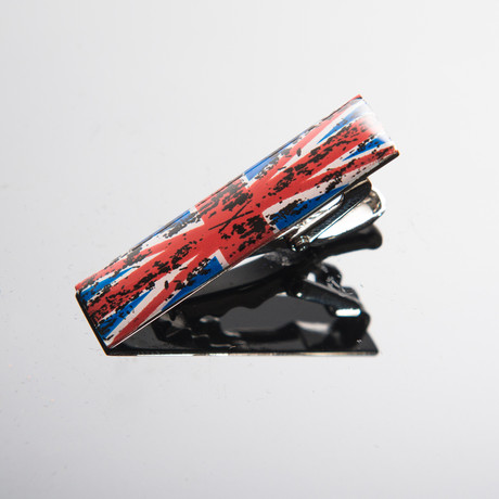 English Flag Enamel Tie Bar