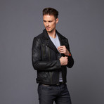 Eleven Paris // Surn Leather Jacket // Black (S)