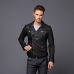 Eleven Paris // Surn Leather Jacket // Black (M)
