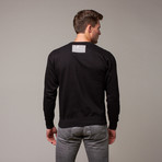 Massiv. Box Logo Sweatshirt // Black (S)
