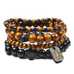 Brown And Black Bamboo // 4 Pack