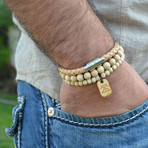 Leather Beige // 3 Pack