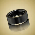 Black Zirconium Micha Ring (Size 8)