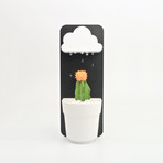 Rainy Pot // White and Black