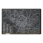 Tokyo Tourist Map // 1918 (24"W x 16"H)
