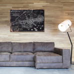 Town of Boston // 1722 (24"W x 16"H)