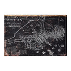 Town of Boston // 1722 (24"W x 16"H)