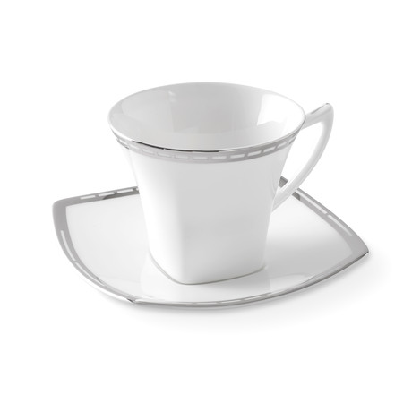 Jacobs Ladder // Coffee or Tea Cup and Saucer