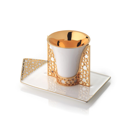 Arabesque // Espresso Cup & Saucer