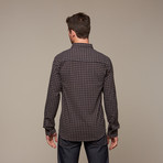 Harper Flannel Plaid Button Down // Grey (XL)